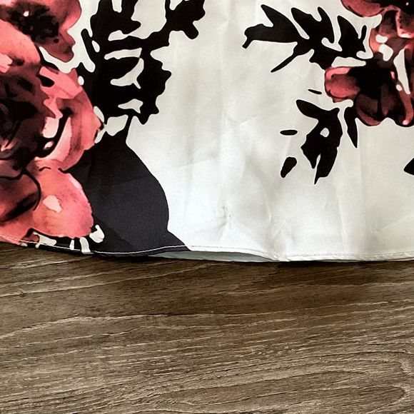 Betsy & Adam Size 6 Floral Bridal Satin Evening/Prom Ball Gown Formal Dress NWT - Picture 7 of 14